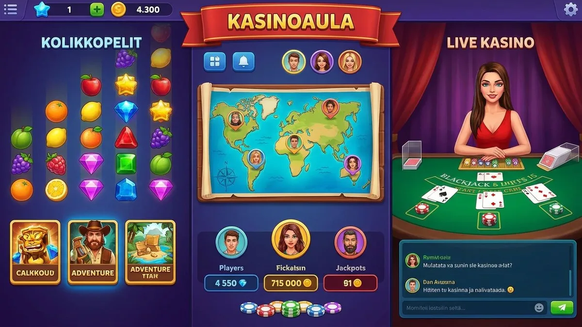 Kasinopelien aula